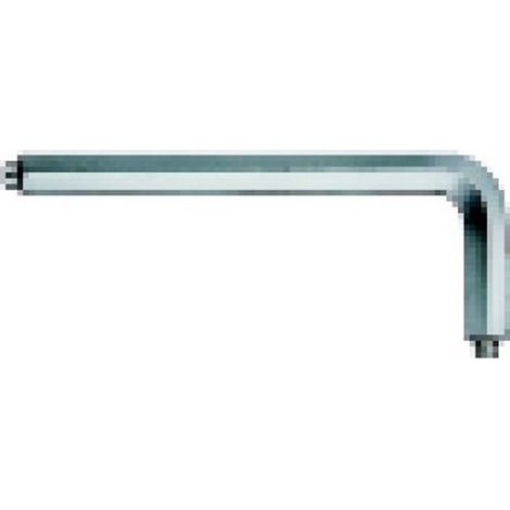 Llave acodado hexagonal con espiga, lado e/plano : 3 mm, Largo de las varillas 64 x 23 mm
