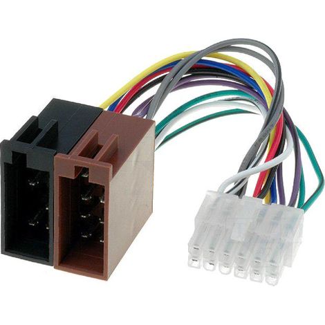 Cable Autoradio PI03 Pioneer 12PIN Vers Iso- connecteur blanc 1