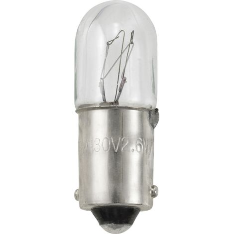 TRU COMPONENTS TC-12842728 Ampoule incandescente miniature 130 V 2.6 W BA9s blanc chaud 1 pc(s) (1/2)
