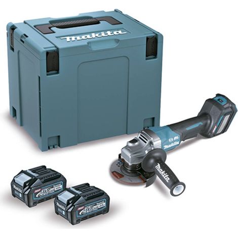 MAKITA GA028GM201 Miniamoladora angular BL 40Vmáx 40 Ah XGT 115 mm AWS (2 baterías y cargador) (1/4)