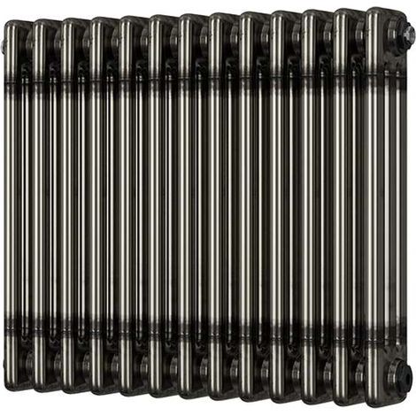 Alpha - Raw Metal Column Radiator H500mm x W599mm 3 Column
