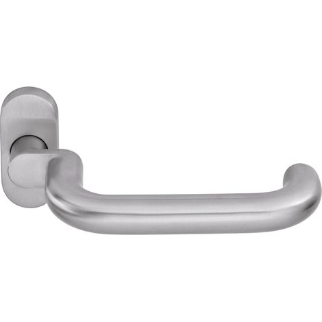 OGRO Drückerlochteil PREMIUM 8100 A FS/6620 - mit Rosette, Edelstahl matt (1/5)