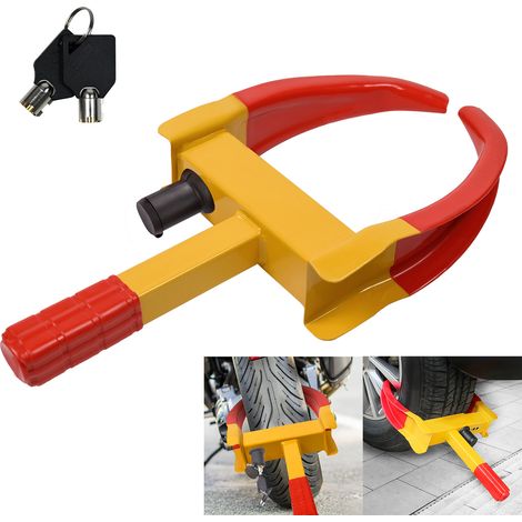 Barrière de parking Pince de stationnement - Antivol de voiture réglable - Avec serrure de sécurité HENGMEI (1/5)