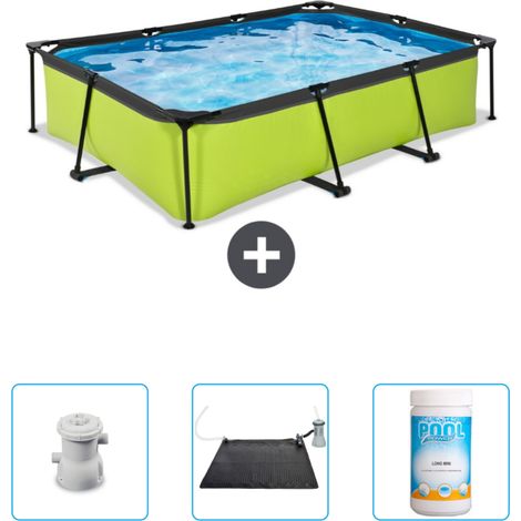 Exit Pool Rechteckig - 300x200x65 cm - 4-teilig SCB80 (1/3)