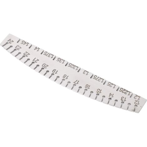 Échelle de mesure pour cordes de piano en métal, précise pour guitare, ukulélé et violon (1/5)