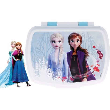 Sandwich box Bambine Disney Stitch plastica, senza BPA, con chiusura di sicurezza, non adatta al microonde e alla lavastoviglie, lavabile e riutilizzabile (1/5)
