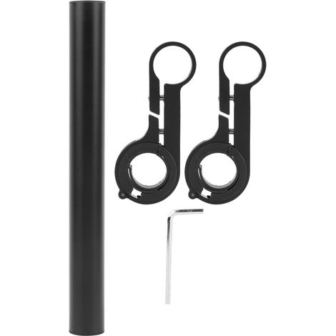 1 Rallonge de guidon, alliage d'aluminium anodisé, accessoire multifonction pour trottinette électrique (1/5)