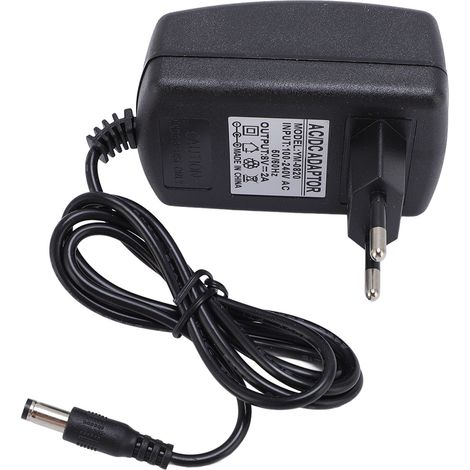 Adaptateur secteur 8 V 2 A, câble de charge CC 5,5 x 2,5 mm pour haut-parleur, écran LED, panneau d'affichage, interrupteur, prise UE (1/5)