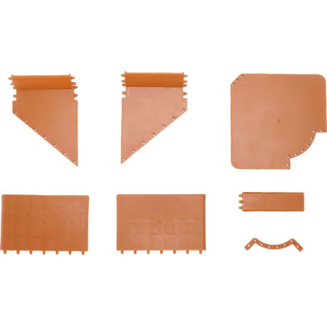 Jouet d'escalade de cachette en ABS, coin de grotte de Tunnel souterrain de crabe ermite pour accessoires de décoration de réservoir (1/5)