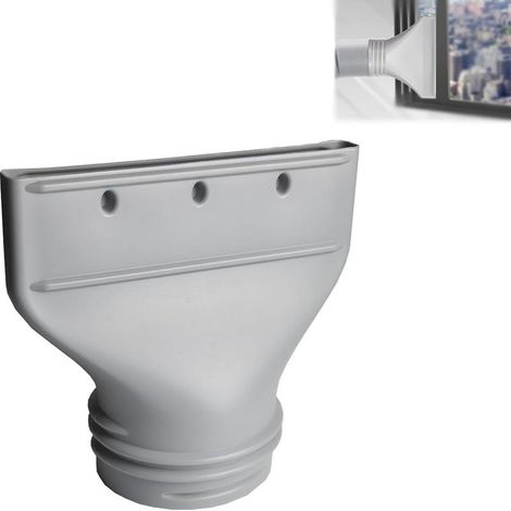 Tuyau Climatiseur Mobile, Kit Fenêtre pour Climatiseur Mobile, Raccord Plat pour Tuyau d'Échappement, pour Fenêtre et Porte, Kit de Ventilation (1/5)