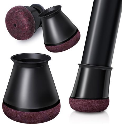 24pcs Protection Pied de Chaise, Embouts de Pieds de Chaise, protecteurs de Sol en Silicone, Patins en Feutre pour chaises, Reduire Le Bruit éviter Les Rayures Résistants à l'usure (20.1-30mm) (1/5)