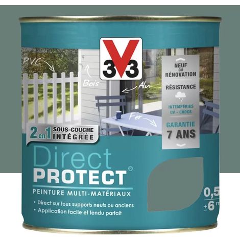 Peinture Glycéro Multi-matériaux V33 Direct Protect Garrigue 0,5 L (1/4)