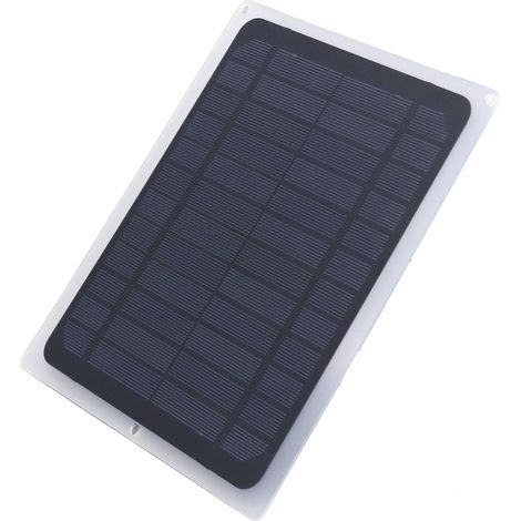 Panneau Solaire 12V 10W Monocristallin Imperméable Anti-Retour Charge USB Chargeur pour Téléphone Ventilateur Extérieur (1/5)
