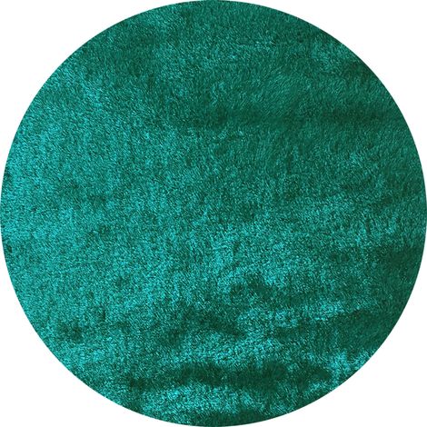 Tappeto Latemeri, Pelo 35 mm, 100% Poliéster, Rectangular, Apto para Suelo Radiante, 140x70 cm, Azul Turquesa (1/2)