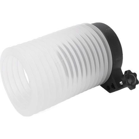 Collecteur de Poussière en Forme de Poussière Poudre à Ressort Blanc pour la Construction d'un Environnement Travail Propre pour Les Exercices électriques et Les Marteaux en PVC Rubber (1/5)