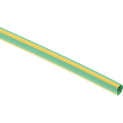 Gaine thermorétractable RS PRO, Dia. 4.8mm Vert, jaune rétreint 2:1, 1.2m ( Prix pour Paquet de 5 )