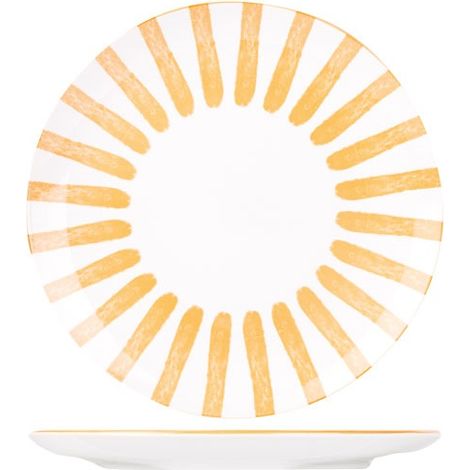 Cabana Assiette Plate D26,7cm Orange - Cosy Et Trendy Billiet