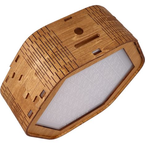 Tirelire pour adultes, tirelire en bois pour filles et garçons avec balance numérique, cadeau pratique pour la maison (1/5)