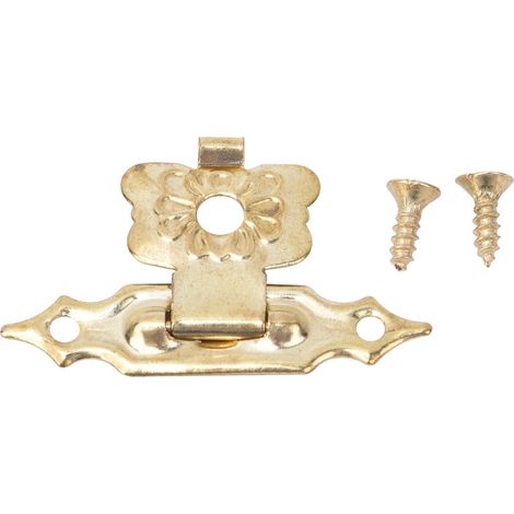 50 Verrous à Loquet Rétro Fleur Jaune Fer pour Boîtes - Loquet à Bascule Style Vintage (1/5)