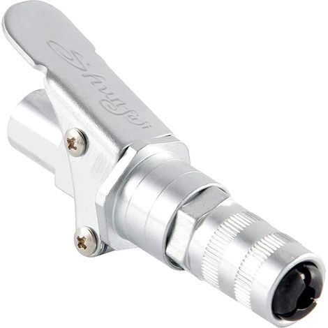 Acoplamiento S-giant G para bomba de grasa - Boquilla cónica especial - Para pistola de engrase - Acoplamiento hidráulico de seguridad para boquillas de engrase cónicas - Fácil de montar y desmontar. (1/5)