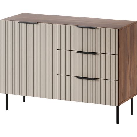 Cómoda Mardalu 101 , Con cajones y puertas, Número de cajones: 0, 76x105x42cm