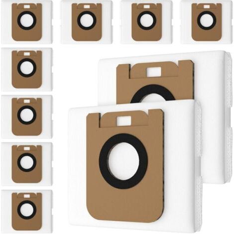 10er-Pack Staubsaugerbeutel für Dreame D10 Plus / D10s / Z10 Pro / L10 Saugroboter - Ersatzteile