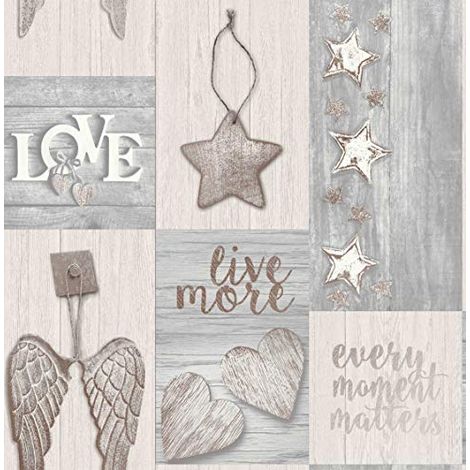 Fine Decor M1488 Starlight Home Rose Gold Papier peint Rose (1/2)
