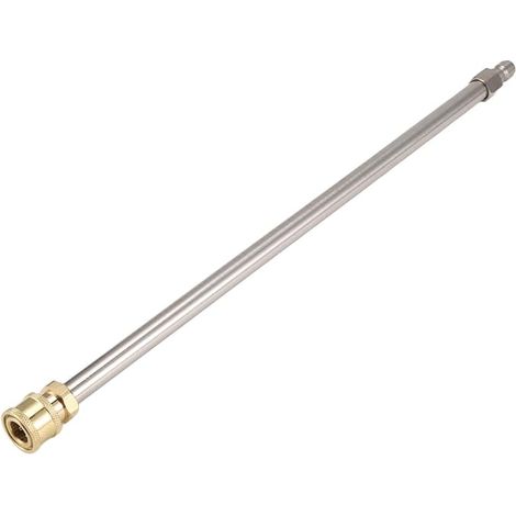Barre d'extension de nettoyeur haute pression 17 en acier inoxydable 1/4 raccord rapide buse de lavage (1/5)