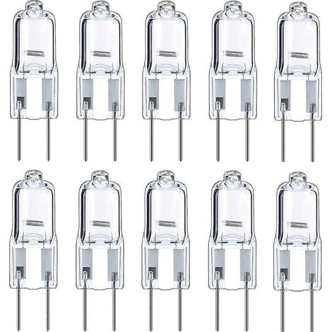 Ampoules Halogènes G4 Ampoule 12v 10w, Blanc Chaud, Paquet De 10