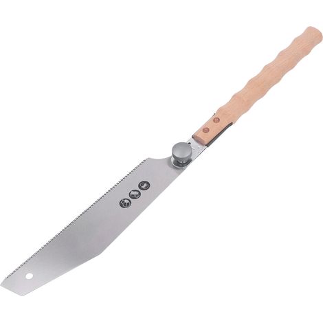 Scie égoïne manuelle à lame en alliage SK5, poignée en bois, outil de coupe pour travail du bois (1/5)
