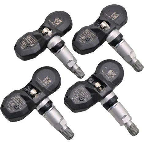 (4PCS) 7PP907275F 7PP907275B 4 Capteurs de pression des pneus pour véhicules automobiles 433 MHz Compatibles avec Volkswagen Touareg, Audi A4, A6, A8, Q7, R8, Porsche Panamera, 911 (1/5)