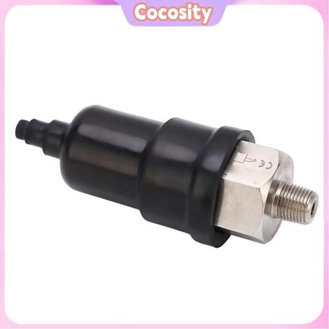 Cocosity pressostat pneumatique réglable Pressostat à Membrane avec Couvercle Isolant en Caoutchouc en Acier auto pressostat (1/5)