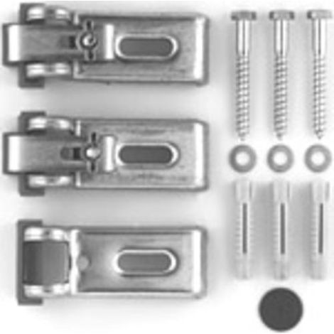 Duravit Accessoires - Kit d'ancrage de baignoire et de bac de douche D-Code, 3 pièces 790125000000000 (1/4)