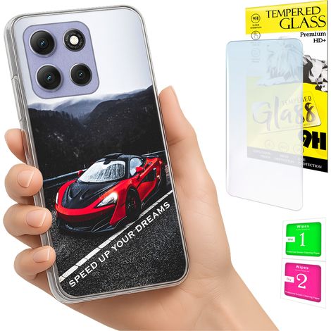 Funda para Motorola Moto G86 Power, carcasa trasera con foto y cristal 9H. (1/5)