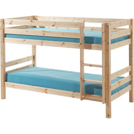 Litera 90x200 Altura 140 cm Somier Incluido Vipack Pino - Madera (1/3)