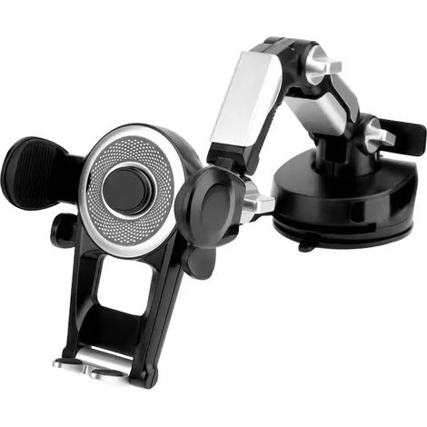 Support telephone pour voiture avec ventouse fixation pour grand camion et vehicule support pour smartphone navigation securisee (1/5)