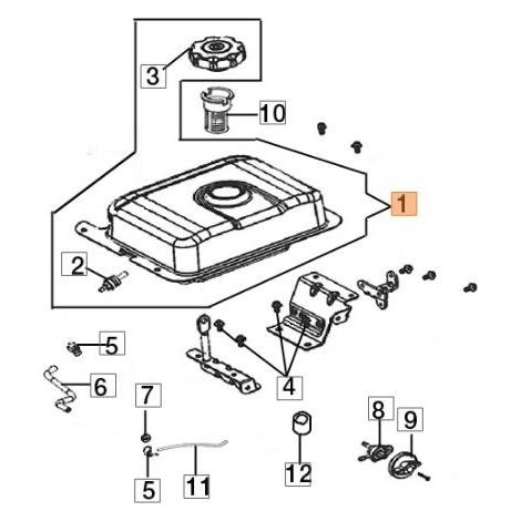 GRUPO DE TANQUE EMAK ORIGINAL L66150608
