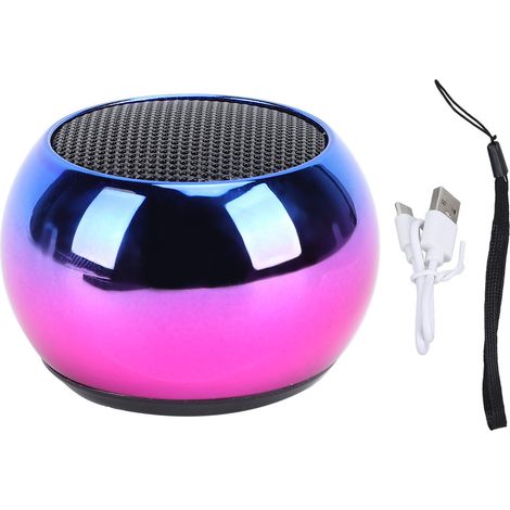 Mini altoparlante Bluetooth, volume elevato, suono stereo, senza fili, 300 mAh, portatile, compatto per uso esterno, multicolore (1/5)