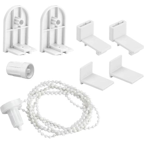 Support de store enrouleur de rechange sans perçage, 17 mm, pour fenêtre, double store enrouleur, pince de serrage, palan à chaîne. (1/4)