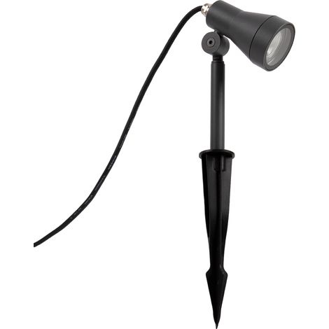 Paco Home Pflanzenlampe Beleuchtung Lampe Garten Deko Outdoor Gartenhaus Spikes Anthrazit 1, Spikeleuchte Anthrazit