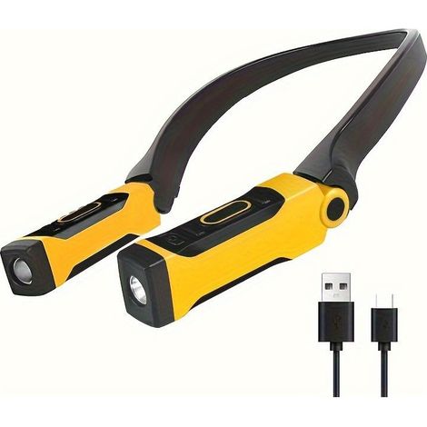 Lampe de lecture LED tour de cou, lampe de lecture rechargeable, lampe de cou, lampe de barbecue, lampe de camping (1/5)