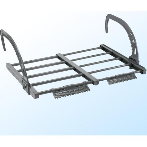 Wäschetrockner 32-55 cm Hängetrockner Faltbarer Heizkörpertrockner Faltbarer Wäscheständer aus Kohlenstoffstahl Express-Trockner Faltbarer Heizkörper-Trockenständer für den Balkon Handtuchtrockner (1/5)