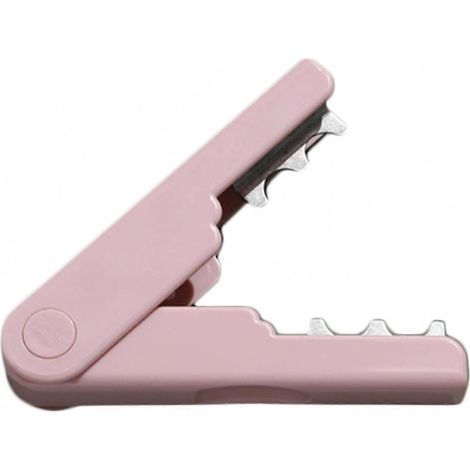 Décapoteur d'épines de rose à boucle automatique, pince à rainure pour doigt, outil de jardinage portable pour retirer feuilles et épines des tiges. (1/5)