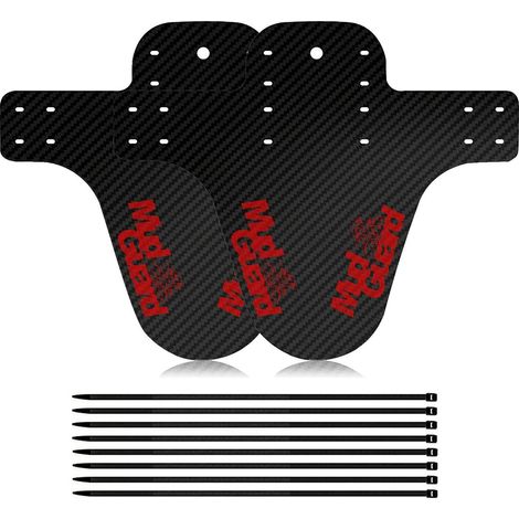 Garde Boue Vtt en Fibre de Carbone Garde-Boue Avant ou Arrière pour Bloquer la Boue sur les Vélos et les de Montagne Rester Propre (1/5)
