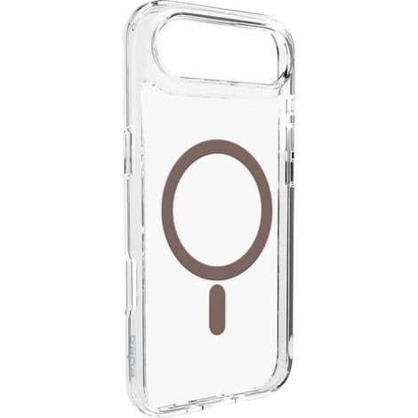 iPhone 17 Air TPU PC Lite Mag MagSafe Rückseitenschutzhülle - Transparenter brauner Ring (1/2)