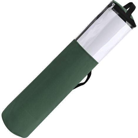 Sac de rangement en papier d'emballage, conteneur d'emballage cadeau en Nylon de 40 pouces avec fenêtre en PVC transparent vert (1/5)