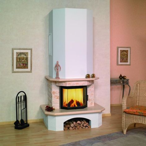 Aspen 1 Rad. 800/45K schw. Marmor classico-beige