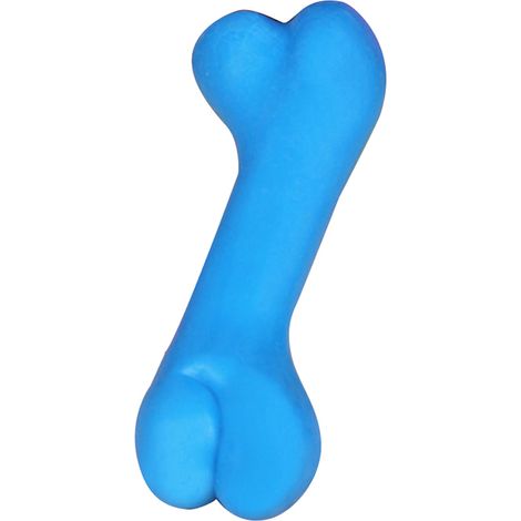 1 Jouet à mâcher os en caoutchouc résistant, pour hygiène dentaire, jeu intérieur extérieur, chien petit grand (1/5)