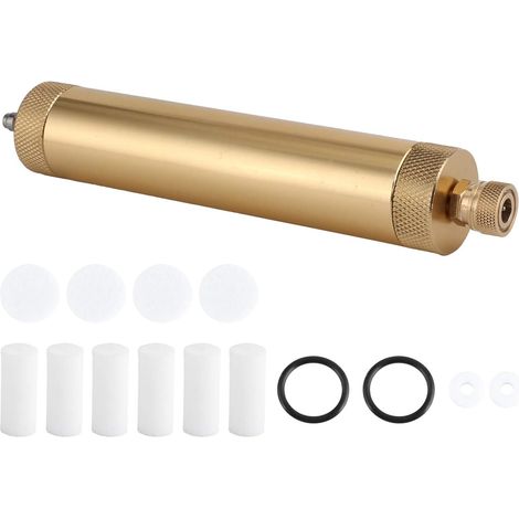 Séparateur d'Huile - 1 Unité - Alliage Aluminium - Double Filtration 30MPA - Compresseur Air Haute Pression - Pour Atelier et Plongée (1/5)