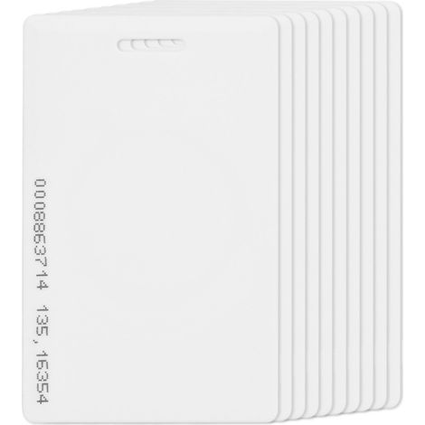 10 cartes de contrôle d'accès épaisses lisibles par RFID 125 kHz (1/5)